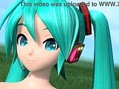hatsune miku and levan polka in project diva nude mod showcasing their goddess bodies