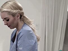 Teen blonde tricked into banging by masseuse and creepy husband