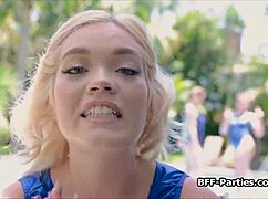 Sexy Uniformed Gymnasts Blow Cock Acrobatically!