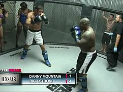 黒人巨乳美女をダニー・マウンテンズ巨根でハードバン