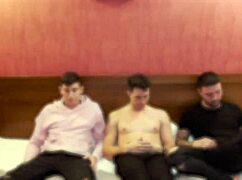 little 18+ chloe shows skills in 3 on 1 dp squirt and gets fucked.