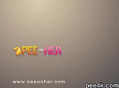 Doll’s Spread Vagina Gets Soaked in Warm Pee. What a Mess!