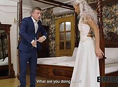 This bride takes a threesome detour during her wedding