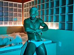 come fuck my monster cock in the foam bathtub for uncensored orgasm