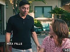 Insecure Stepmom Milf Helped by Bestie and Two Stepsons in Wild 4some