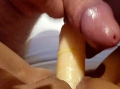 Latina masturbates with toy help?