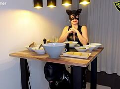 i'm resolving painful new year bondage with my goddess in shoes and cage