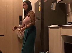 In thailand, this asian girl shows off her big boobs casually