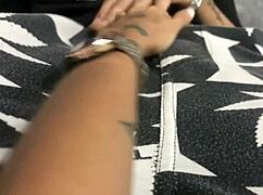 My little stepsister is working out and I help with hard cardio