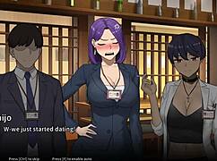 Intenzivní NTR kancelářská scéna s ježděním a cum v puse