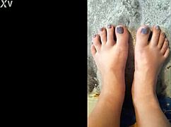 water day footfetish session with bbw milf amateurs