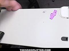 Teenshoplifter - tiny 18+ teen 18+ shoplifter fucked by officer after strip search - mazy myers mike mancini