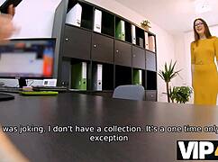 vip4k european hungarian brunette fucks for new apartment in office interview