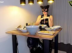 i'm resolving painful new year bondage with my goddess in shoes and cage