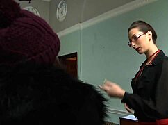 a sexy milf enjoys cute petite babes in lingerie