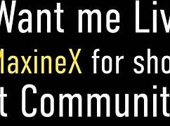 Maxine X Shoves Huge Dildo Into Tight Pussy