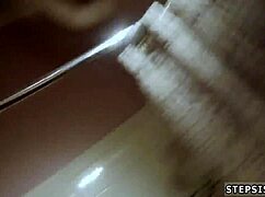 petite teen 18+ experiments with inflatable dildo for first time