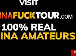 Sıcak Latina genç 18+ Tinder randevusunu buharlı otel odasında sikiyor