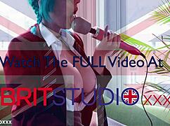 Hot British Student Masturbates Her Pussy To Orgasm. Big Tits In Cosplay!