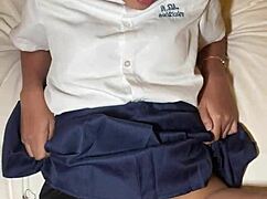 Damn! 18yo Thai Teen Fucked Hard in School Uniform by Tourist!
