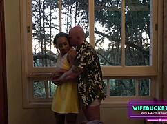 i pet my latina wife's huge clit at sunset