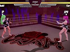 i participate in lesbian battle 9 with squirting and fingering