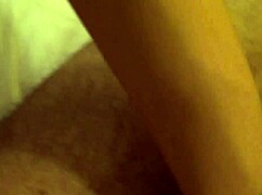 tanned petite amateur shows conical tits close up