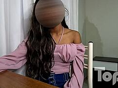 Wow! Sandra, Stunning Venezuelan Brunette, Creampied at Casting!