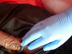 Rubber Slave Bound In Latex Fetish!