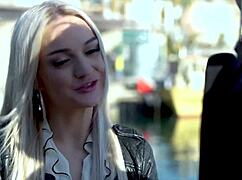 Nathalie, a beautiful blonde, savors anal sex