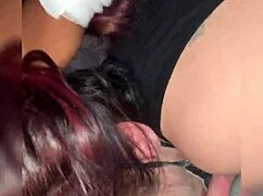 emo girl begs for black cock face fuck