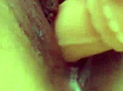 Angelina Grey's Pussy Close Up - Watch Her Slide Big Dildo In, Cum, Squirt Hard