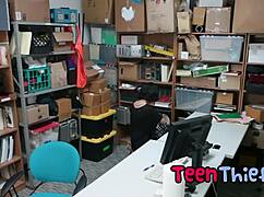 penelope reed sucks cock in office for stealing?