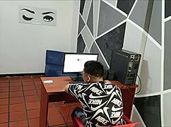 I Fuck The Maid In Office Without Knowing She's My Friend's Stepsister