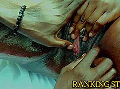 Geile BBW gebogen voor monster pik in natte missionary