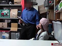 i got fucked on the officer's desk at work