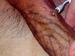 Showing off my pierced monster cock while masturbating 😏