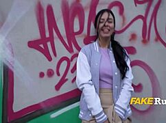 caught flashing best latina ass outdoors offered cash for public sex pickup