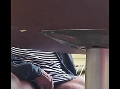 Caught Filming Wife's Upskirt, She's Fingering Herself in Public! Wow!