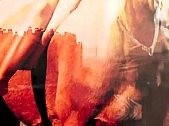 Lanterna oscura svela bellezza e bestia in stile vintage