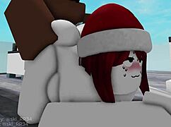 Гледам червенокосата курва как я ебят с голям черен кур