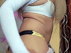 Hey, Wanna See This Hot White Transsexual Stroking Hard?