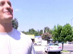 Kendra Devon, a cute skinny blonde with small shaved tits, rides cock and eats cum after blowjob