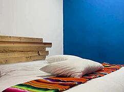 Masturbating Husband And Guest After Massage.