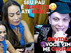 Ruan mostrou o pau pra belinha baracho ela babou de tes�o oque voc� faria - podcast p�pum no barraco