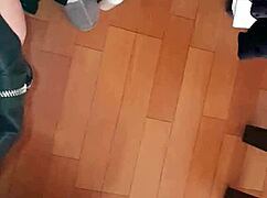 Three Teachers In Mini Skirts Masturbate Together After Work