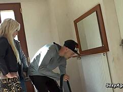 Busty Blonde Mature DP Pounded Hard in Wild Action!