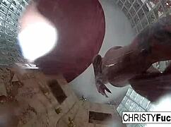 i'm having hot shower fun with christy and dahlia, oh yeah!