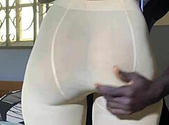 Ebony pornstar engages in intimate interaction