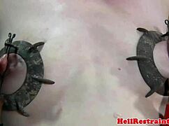 mouth gagged slut takes machine fuck hard. 😈